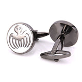 HYX 007 James Bond Spectre Logo Cufflinks Enamel Wedding Party Cuff Links