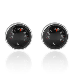 HYX cufflinks for mens High car temperature meter abotoaduras Jewelry
