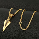 Men Arrow Pendant Long Chain Necklace Charm Jewelry Gift