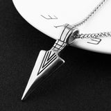 Men Arrow Pendant Long Chain Necklace Charm Jewelry Gift