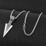 Men Arrow Pendant Long Chain Necklace Charm Jewelry Gift
