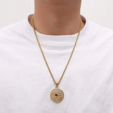 Eye of Horus Necklace Golden Pendant Jewelry