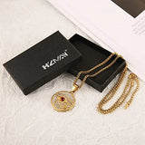 Eye of Horus Necklace Golden Pendant Jewelry