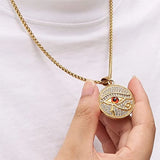 Eye of Horus Necklace Golden Pendant Jewelry