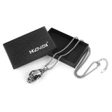 Tiger Skull Necklace Openable Sabertooth Trinket High Stainless Steel Pendant