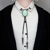 Mint Green Bolo Tie Western Shirt Accessory