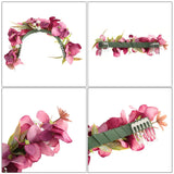 Women Flower Hair Combs Ponytail Hairpins Wedding Hair Accessories