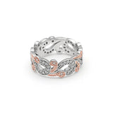 Hainon Zircon Flower Engagement Rings For Women Jewelry