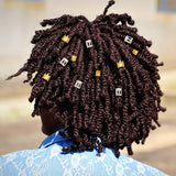 African Hair Rings Beads Cuffs Tubes Leaves Star Charms Kit