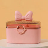 Hair Accessories Storage Box with Handle for Head Rope Hair Tie