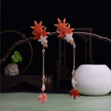 Maple Leaf Hairclip Set for Girls & Women