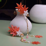 Maple Leaf Hairclip Set for Girls & Women