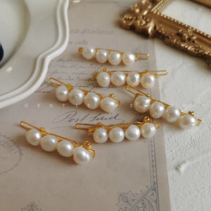 Baroque Freshwater Pearl Hairpins Clips Bridal Ornaments Wedding Gift