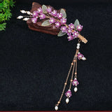 Vintage Flower Hair Clip Hanfu Accessories for Women