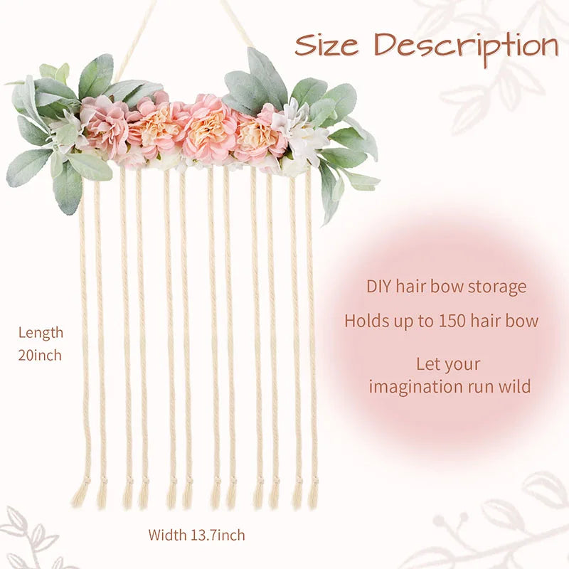 Girls Headband Organizer Stand Hair Clip Storage Display