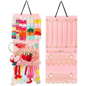Large Capacity Hair Bows Organizer Wall Hanging Storage