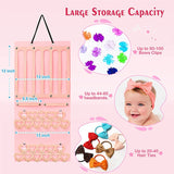 Large Capacity Hair Bows Organizer Wall Hanging Storage