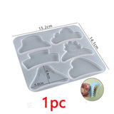 Hair Claw Clips Silicone Resin Molds for DIY Women Hairpin Crafts
