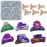 Hair Claw Clips Silicone Resin Molds for DIY Women Hairpin Crafts