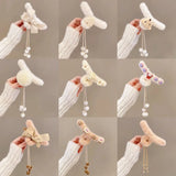 Faux Fur Hair Claw Acrylic Large Barrette for Women