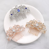 Crystal Rhinestone Hair Clip for Women Bride