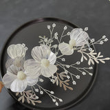 Hollow Flower Pearl Hairbands Wedding Hair Accessories For Women