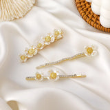 Crystal Shell Flower Hair Clip for Women
