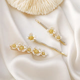 Crystal Shell Flower Hair Clip for Women