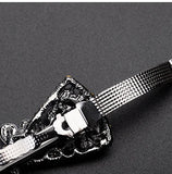 Women's Crystal Bowknot Hair Clip Retro Geometric Head Accessory