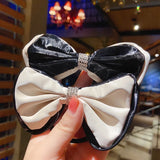 Crystal Bow Hair Clips for Women Girls