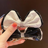 Crystal Bow Hair Clips for Women Girls