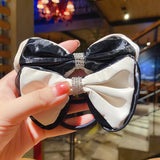 Crystal Bow Hair Clips for Women Girls