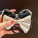 Crystal Bow Hair Clips for Women Girls