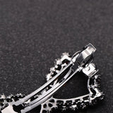 Crystal Hair Clips for Women Retro Geometry Head Accessories