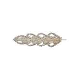 Leaf Crystal Hair Clip Tiara for Women