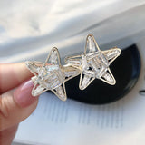 Crystal Strawberry Hair Clips for Women
