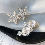 Crystal Strawberry Hair Clips for Women