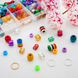 Dreadlocks Hair Braid Rings Cuffs Beads DIY Accessories