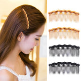 Side French Hair Comb Clip Veil Wire Barrettes Wedding Bridal Tortoise