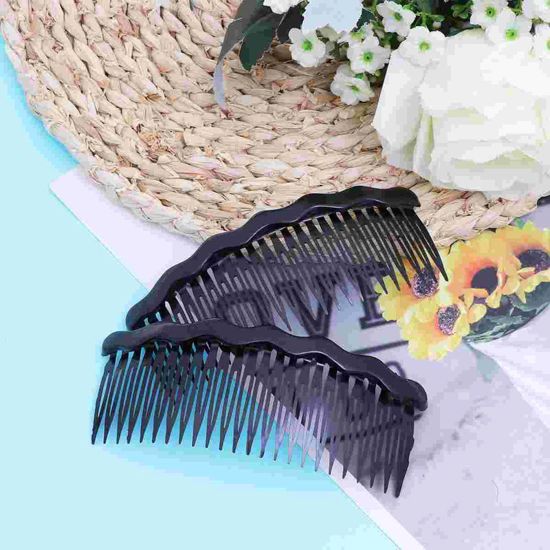 Side French Hair Comb Clip Veil Wire Barrettes Wedding Bridal Tortoise