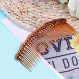 Side French Hair Comb Clip Veil Wire Barrettes Wedding Bridal Tortoise