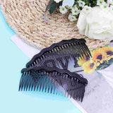 Side French Hair Comb Clip Veil Wire Barrettes Wedding Bridal Tortoise
