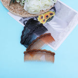 Side French Hair Comb Clip Veil Wire Barrettes Wedding Bridal Tortoise