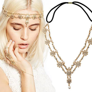 Hair Hoops Head Hoop Women Headband Hairband Rhinestones Hair Accessories Tiaras