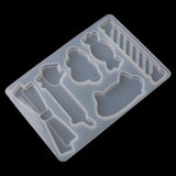 Hair Pin Resin Mold DIY Art Crafts Casting Silicone Mould