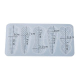 Hair Pin Resin Mold DIY Art Crafts Casting Silicone Mould