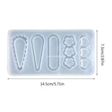 Hair Pin Hair Clip Silicone Molds DIY Jewelry Bookmarks Epoxy Resin