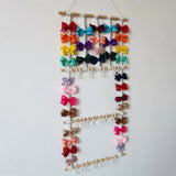 4-Layer Hair Pin Holder Rack with Hooks Hairpin Organizer