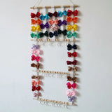 4-Layer Hair Pin Holder Rack with Hooks Hairpin Organizer