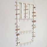 4-Layer Hair Pin Holder with Hooks for Jewelry Display